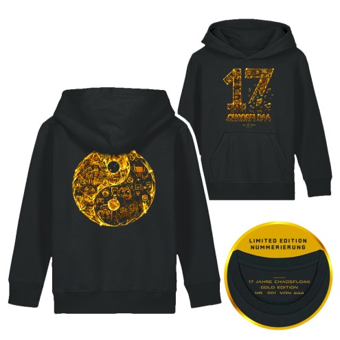 17 Jahre GOLD Edition BIO Hoodie kids LIMITIERT