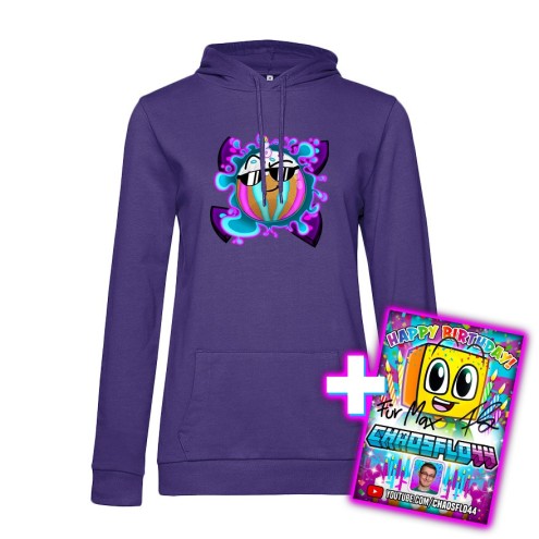 Team Melone 6. Geburtstag Sommer Hoodie women