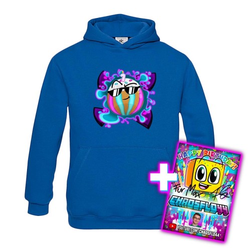 Team Melone 7. Geburtstag Basic Hoodie kids
