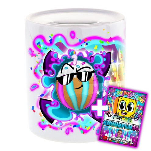 Team Melone 7. Geburtstag Spardose