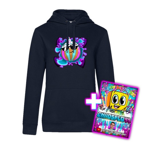 Team Melone 9. Geburtstag Premium Hoodie women