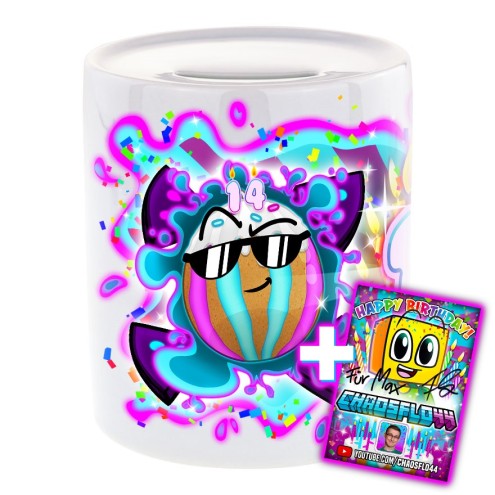 Team Melone 14. Geburtstag Spardose