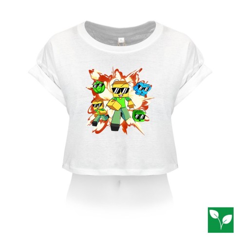Chaos Organic Crop T-Shirt women