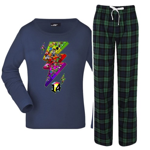 14 Jahre Design Damen Pyjama karo lang