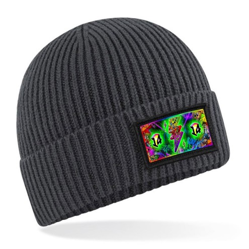 14 year design knitted cap/hood