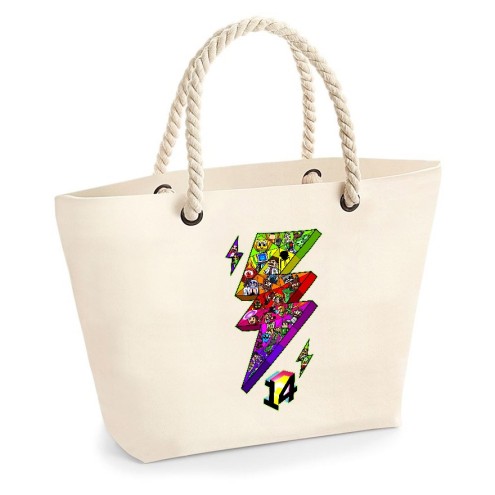 14 Jahre Design Shopping Bag/Strandtasche