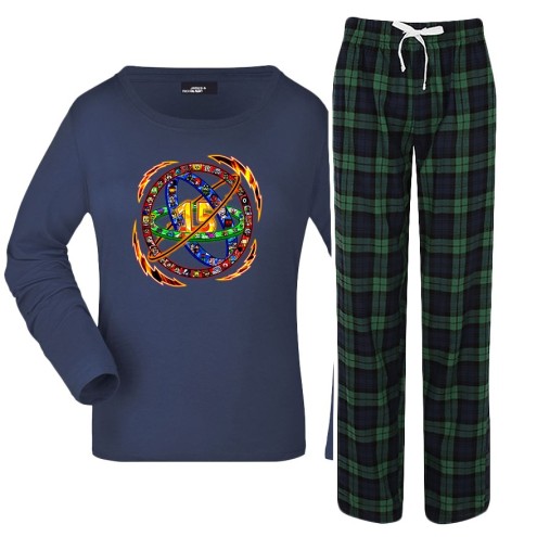 15 Jahre Design Damen Pyjama karo lang