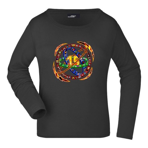 15 Jahre Design Baumwoll Langarm Shirt women