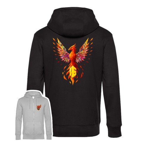 16 Jahre Design Premium Zipped Hoodie
