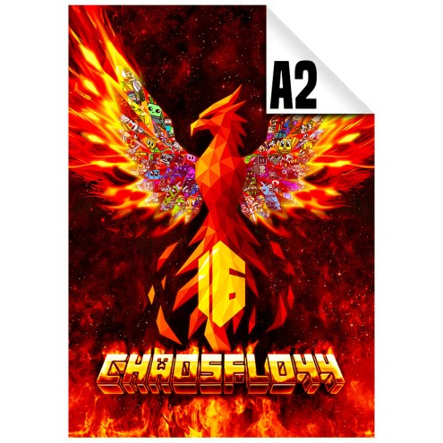 Poster 16 JAHRE Design von Chaosflo44