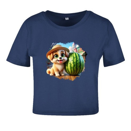 Billy mit dem Strohhut Crop T-Shirt women