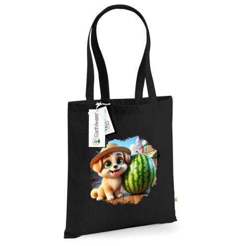 Billy con il cappello di paglia borsa di cotone