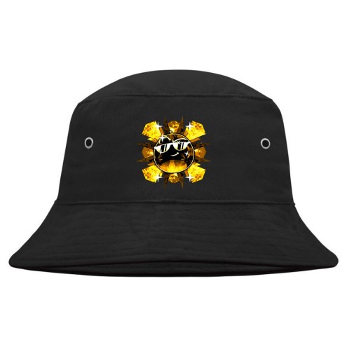Team Melone Dunkel Gold Fischerhut