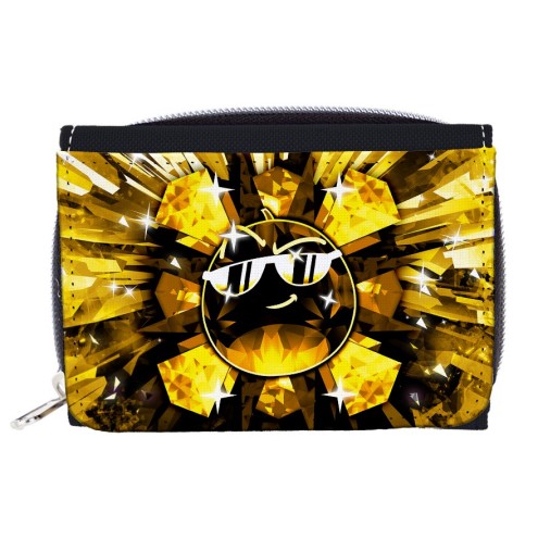 Team Melone Dunkel Gold Brieftasche / Geldbörse