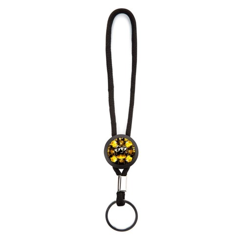 Anello portachiavi team melon oro scuro nero