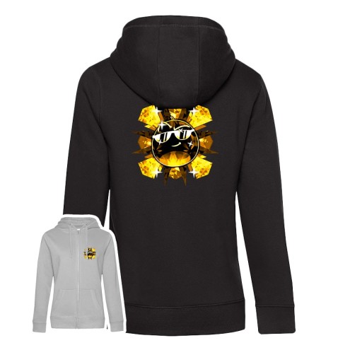 Team Melone Dunkel Gold Premium Zipped Hoodie women