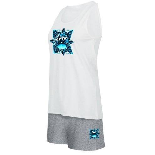 Team Melone Dunkel Diamant Unisex Pyjama kurz