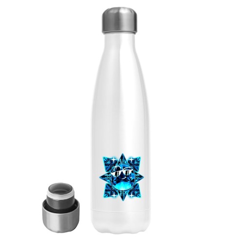 Team Melone Dunkel Diamant Edelstahl Trinkflasche 500ml