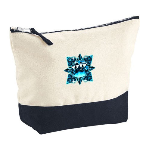 Team Melone Dunkel Diamant Kosmetik-Tasche / Kulturbeutel