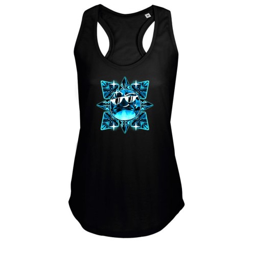 Team Melone Dunkel Diamant Girlie Tank Top