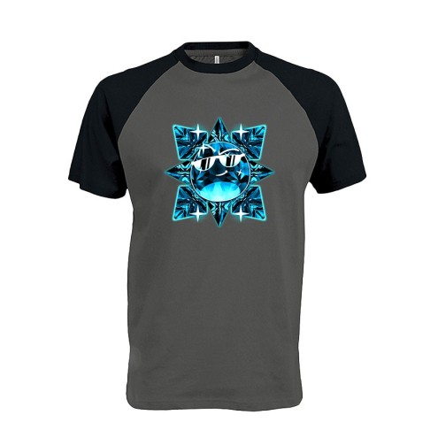 Team Melone Dunkel Diamant Base-Ball T-Shirt