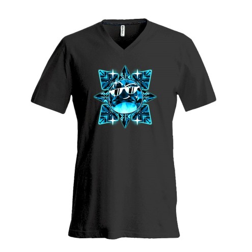 Team Melone Dunkel Diamant Premium V-Neck T-Shirt