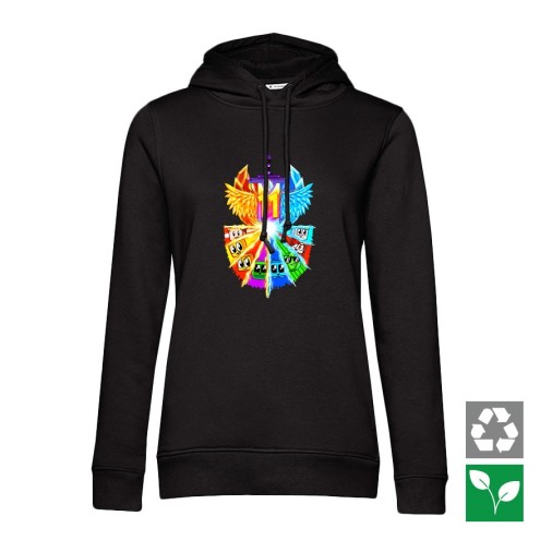 11 JAHRE Design Organic Hoodie women