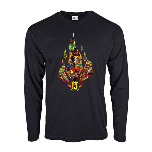 13 Jahre Design Baumwoll Langarm Shirt