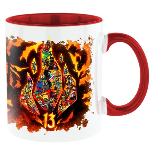 13 Jahre Design Bi-Color Tasse rot