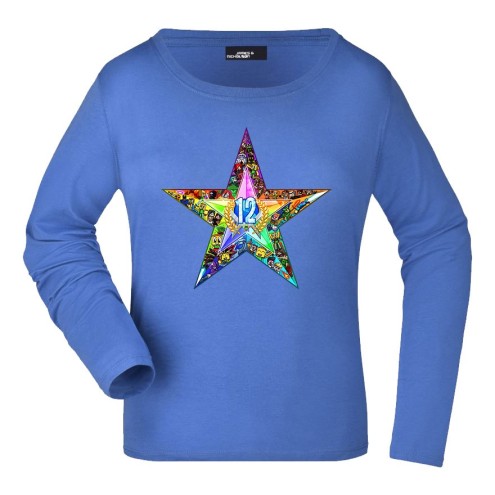 12 Jahre Design Baumwoll Langarm Shirt women