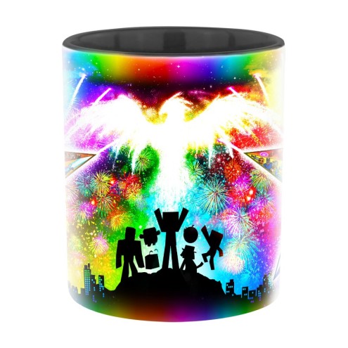 12 Jahre Design Bi-Color Tasse schwarz