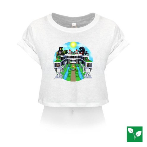 Galaktus Organic Crop T-Shirt women