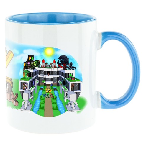 Galaktus Bi-Color Tasse hellblau