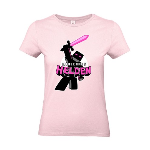Maglietta rosa Heroes donna