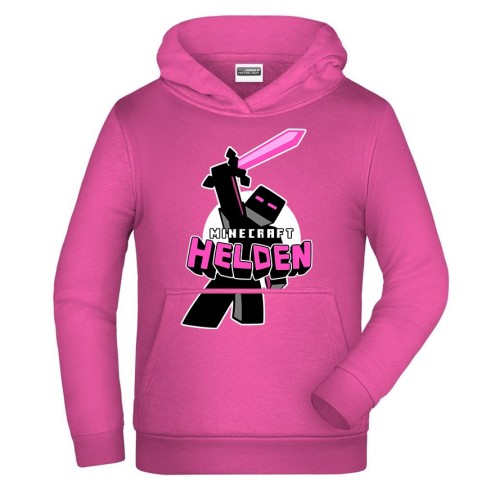 Helden pink Hoodie kids