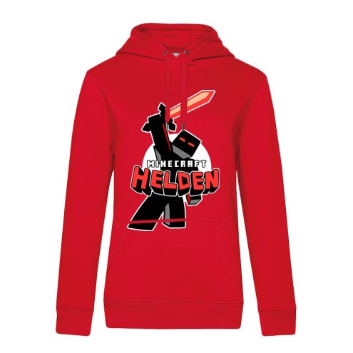 Helden red Premium Hoodie women