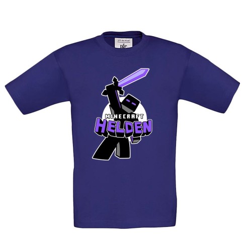 Helden purple T-Shirt kids