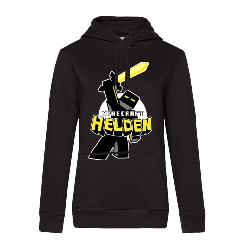 Felpa con cappuccio Heroes yellow Premium donna