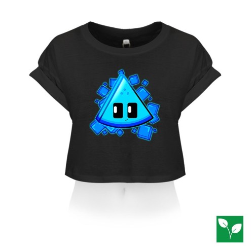 Juteux Blocky Organic Crop T-Shirt women