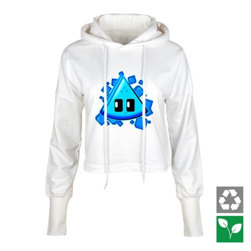 Saftig Blocky Cropped Hoodie women