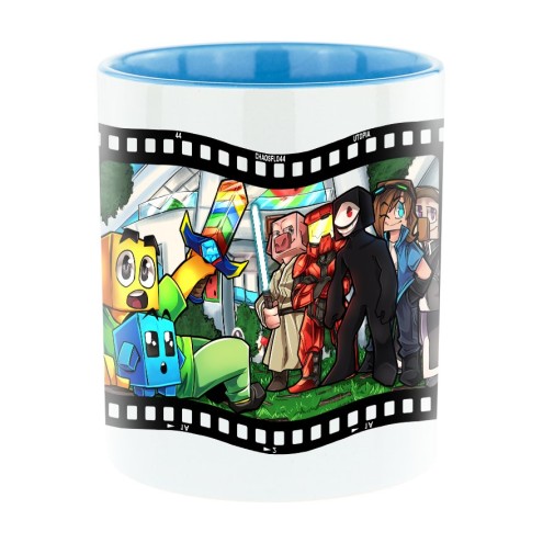 Utopia Bi-Color Tasse hellblau
