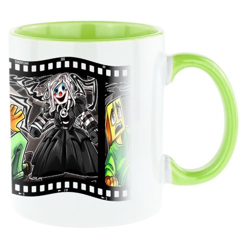 Zug Bi-Color Tasse grün
