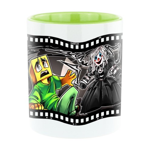 Zug Bi-Color Tasse grün