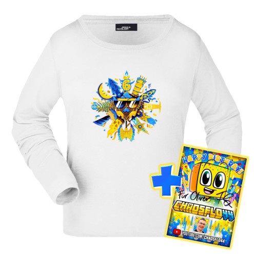 Totem 6. Geburtstag Baumwoll Langarm Shirt women