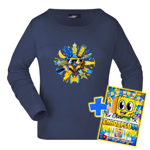 Totem 9. Geburtstag Baumwoll Langarm Shirt women