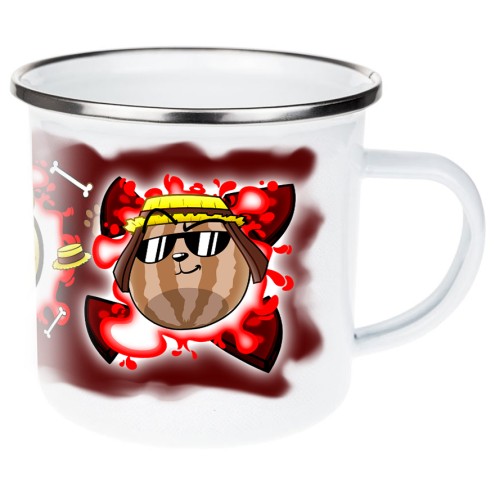 Team Melon Billy enamel mug