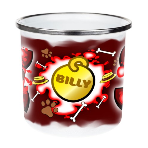 Team Melon Billy enamel mug