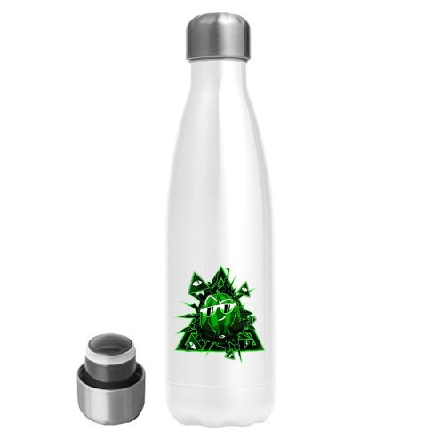 Team Melone Dunkel Illuminati Edelstahl Trinkflasche 500ml