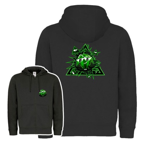 Team Melone Dunkel Illuminati Basic Zipped Hoodie