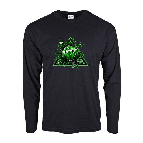 Team Melone Dunkel Illuminati Baumwoll Langarm Shirt